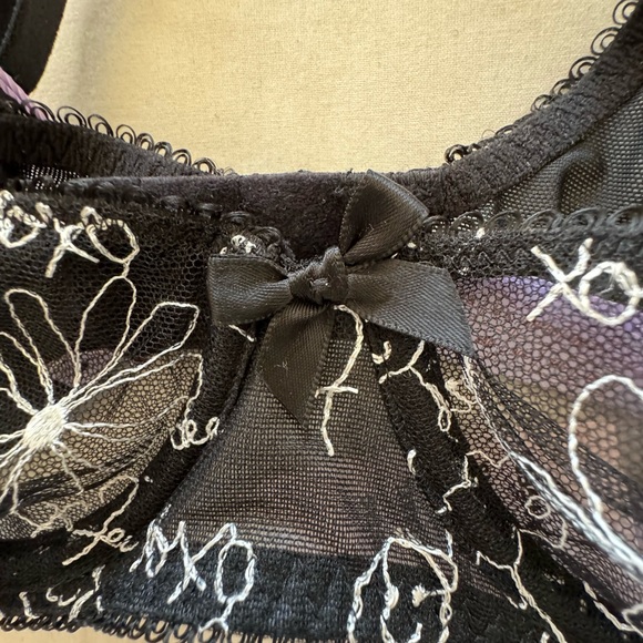 Savage x Fenty By Rihanna Dear Diary Embroidered Unlined Bra - Picture 5 of 8